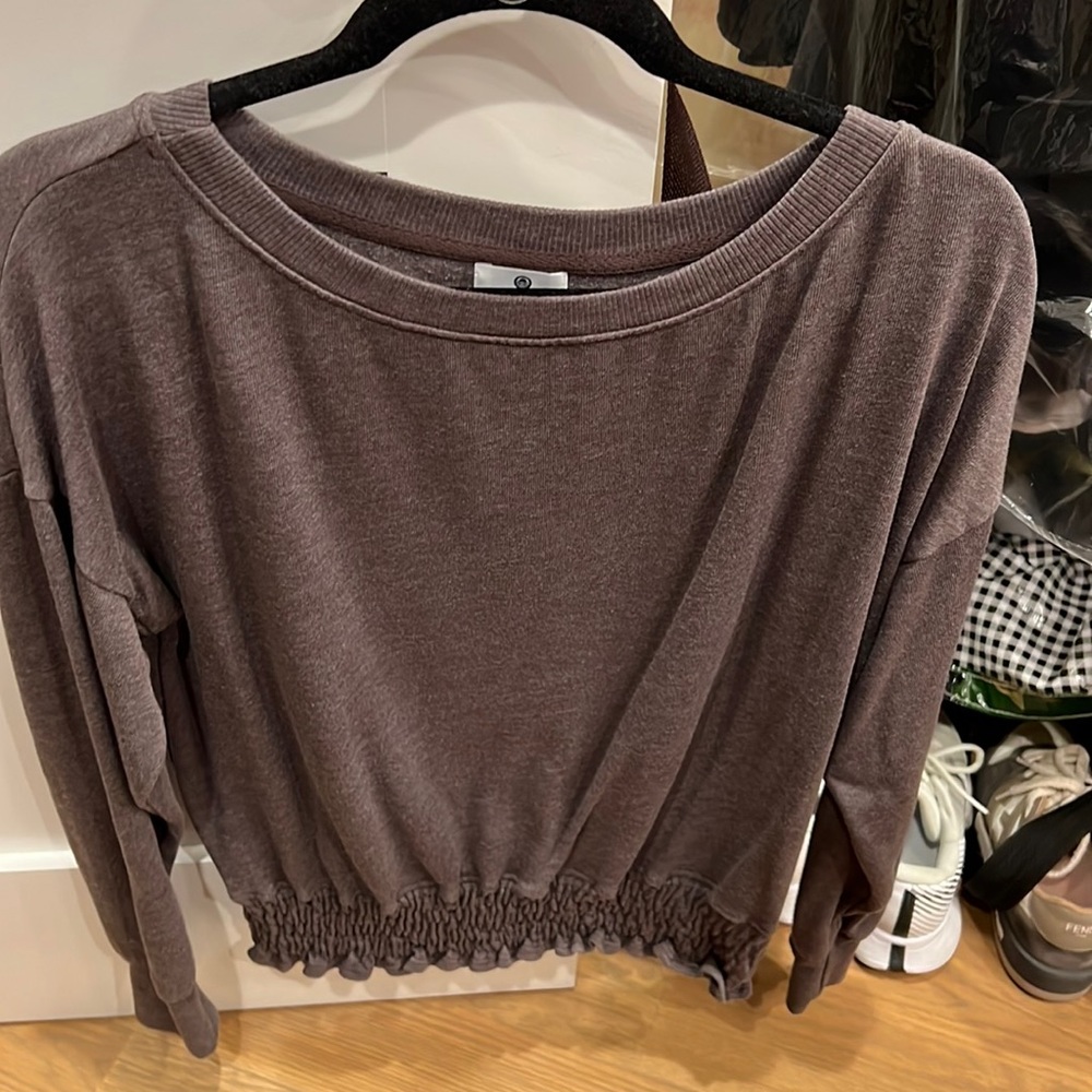 sundry sweatshirt size 1 banded hem